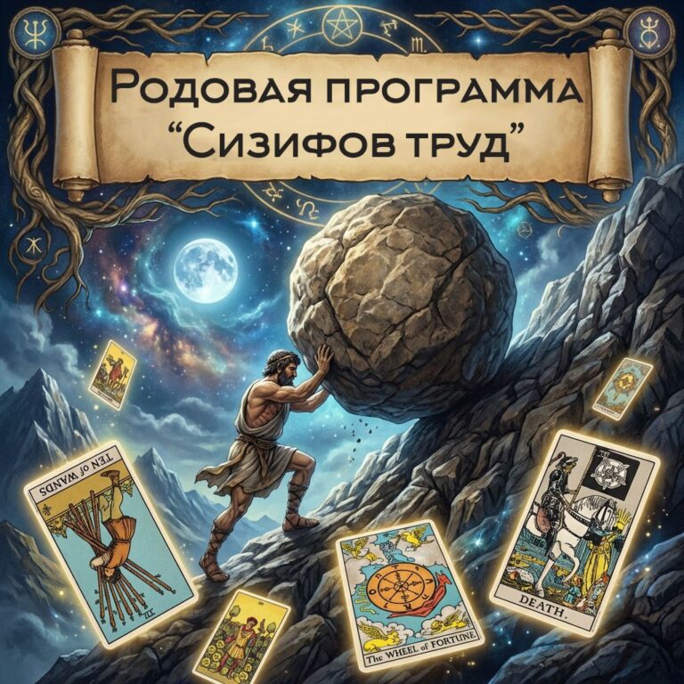 Родовая программа «Сизифов труд»: почему успех ускользает